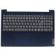 Lenovo IdeaPad 3-15IIL05 tastatură pentru notebook-ul CZ/SK culoarea Albastră, Palmrest, Cu touchpad