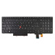 Kompatibilní Lenovo 01HX593 tastatură pentru notebook-ul CZ/SK culoarea Negru, iluminat din spate